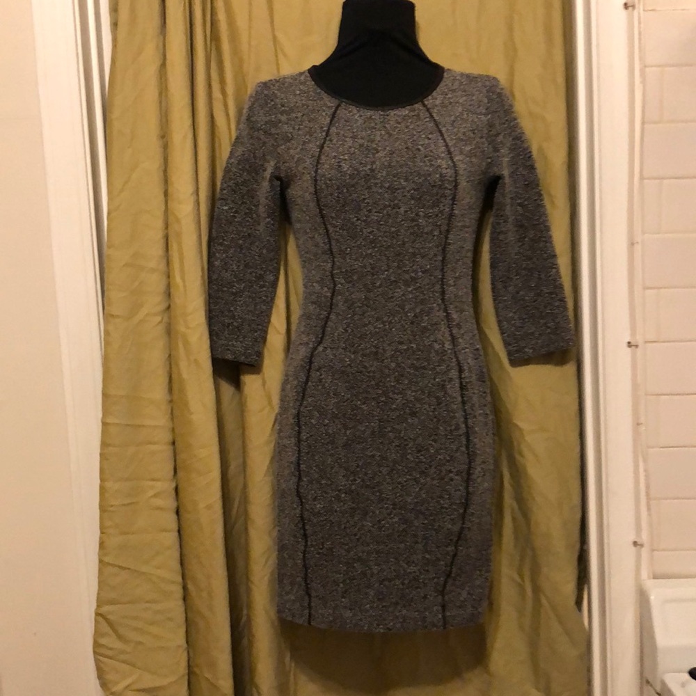 ABOUT TO DONATE!! Super sexy faux tweed dress